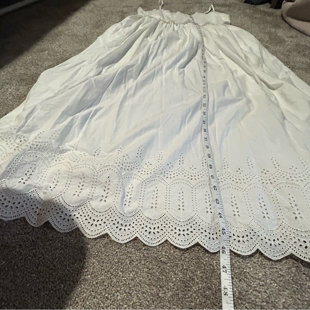 Posse the label Maisie Embroidered Cotton Maxi Dress in white! - Picture 8 of 9